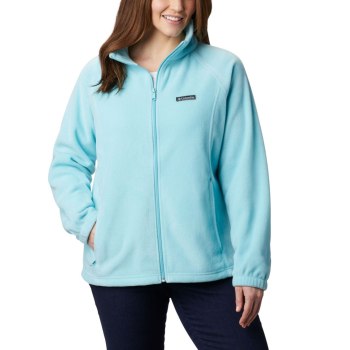 Dámské Bundy Columbia Benton Springs Full Zip Plus Size Světle Tyrkysové BZIEMD621